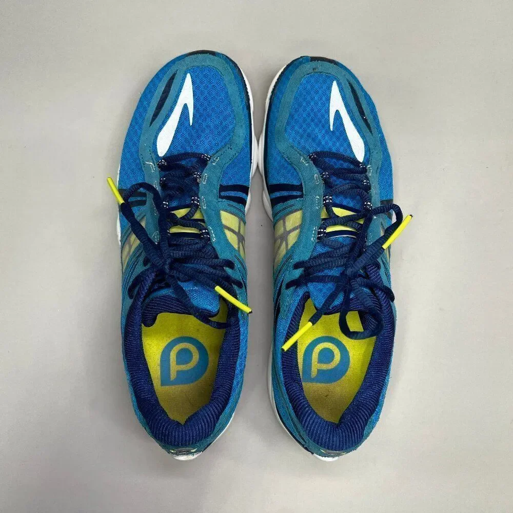 Brooks Pure Connect Running Shoes Men's Size‎ 10 Blue Athletic Training Sneakers